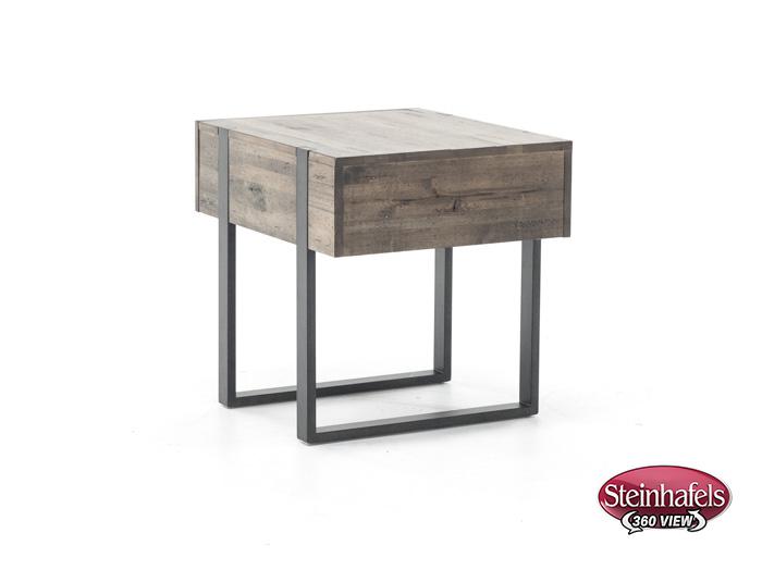 magnussen home furnishing inc brown end table  image   