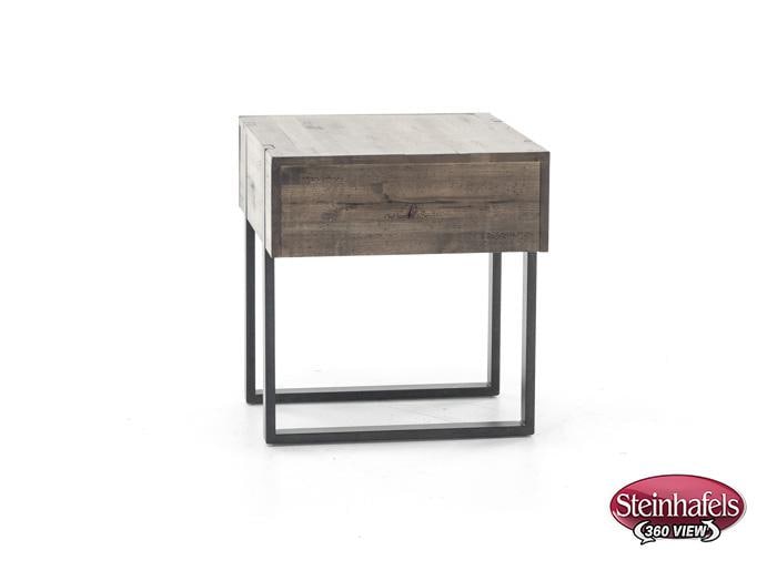 magnussen home furnishing inc brown end table  image   