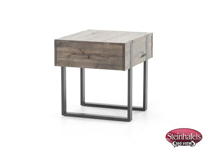magnussen home furnishing inc brown end table  image   