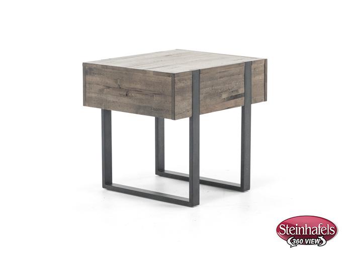 magnussen home furnishing inc brown end table  image   