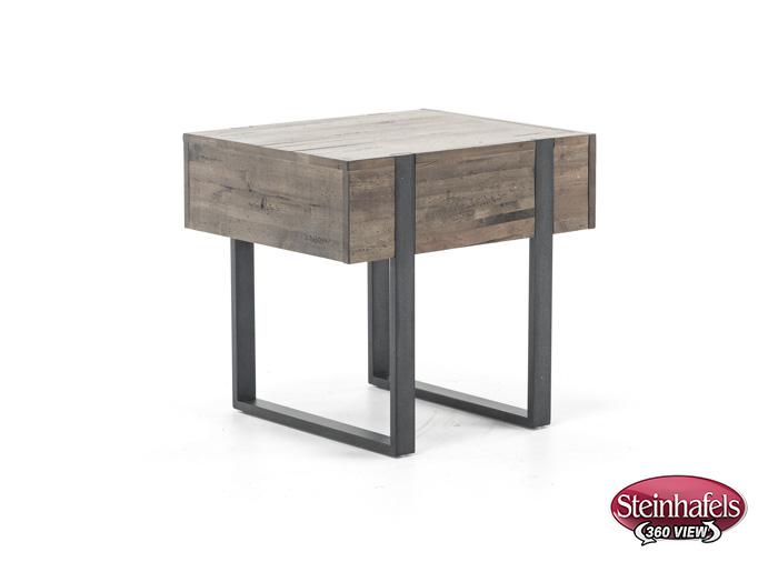magnussen home furnishing inc brown end table  image   