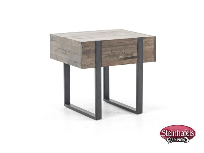 magnussen home furnishing inc brown end table  image   