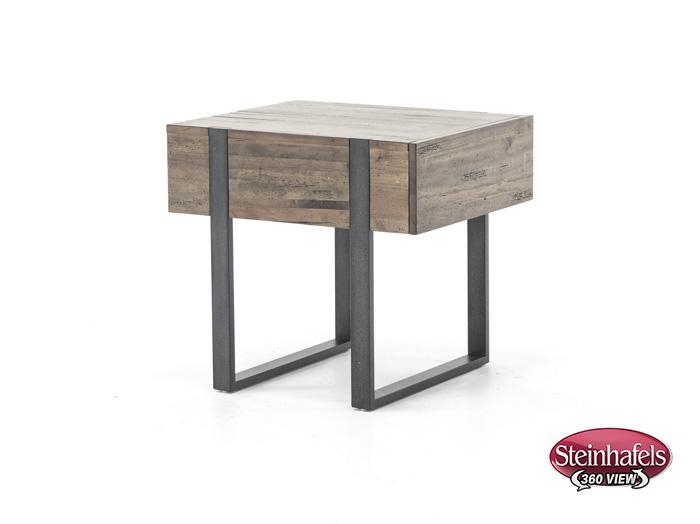 magnussen home furnishing inc brown end table  image   