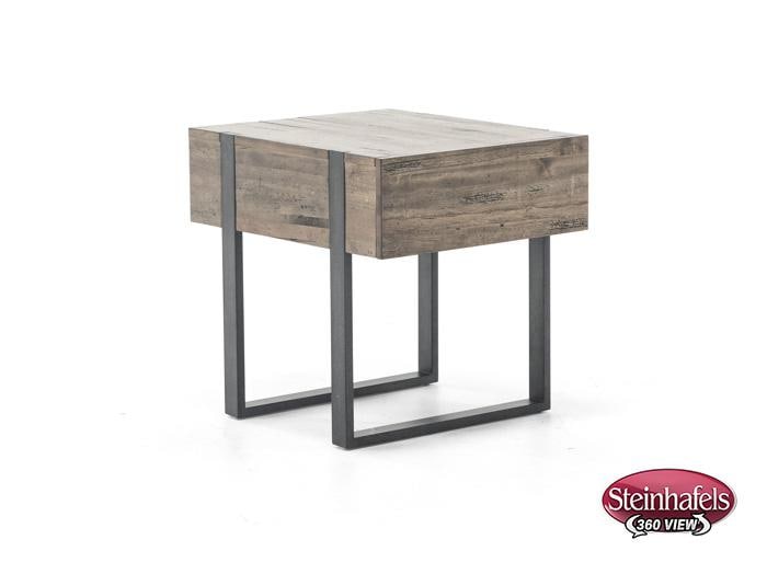 magnussen home furnishing inc brown end table  image   