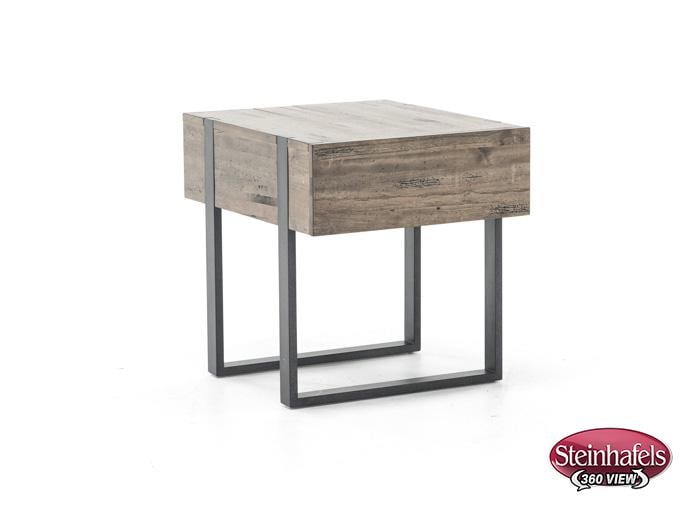 magnussen home furnishing inc brown end table  image   