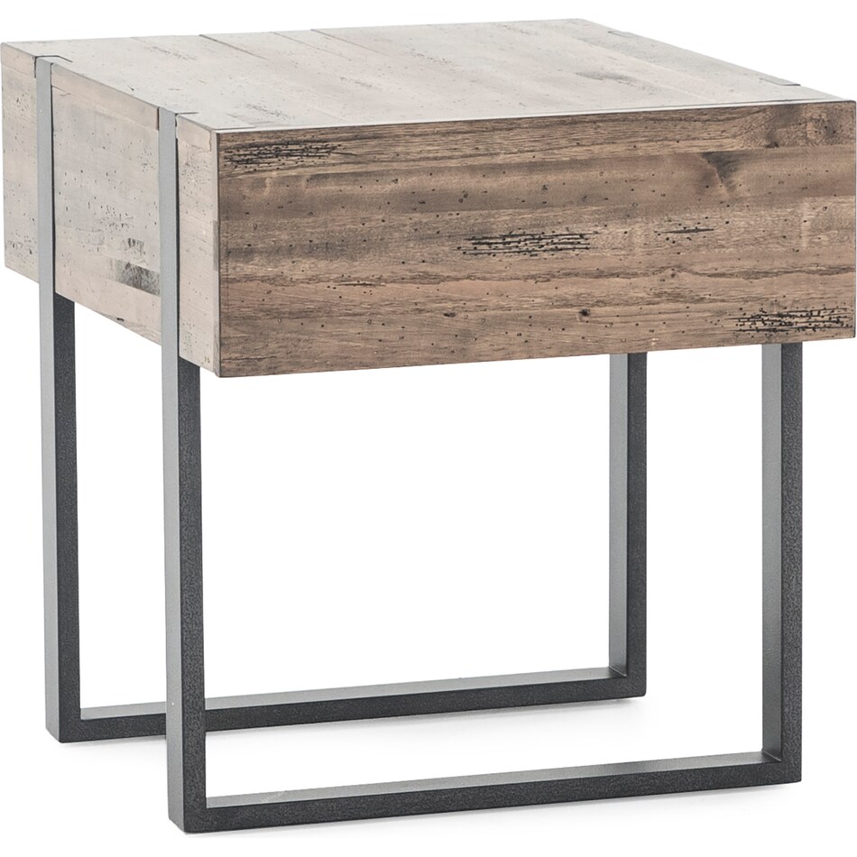 magnussen home furnishing inc brown end table   