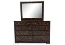 magnussen home furnishing inc brown mirror   