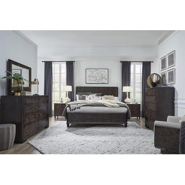 Julian Three Drawer Nightstand