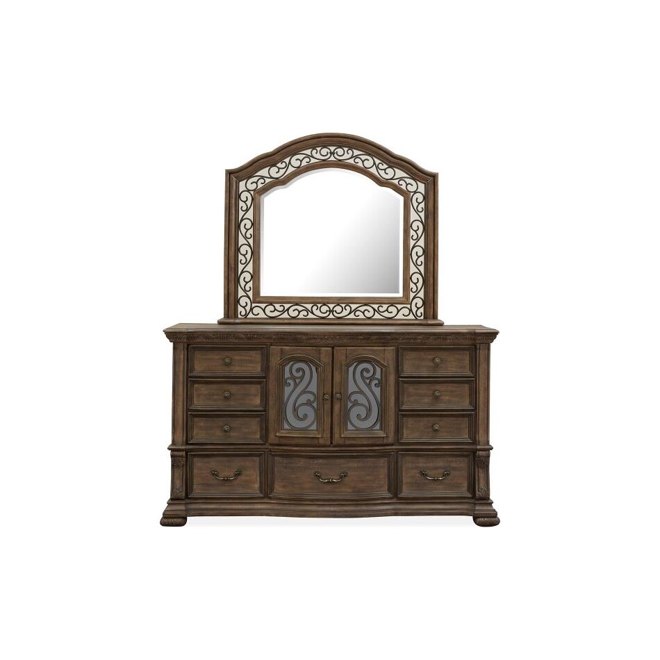 magnussen home furnishing inc brown triple   