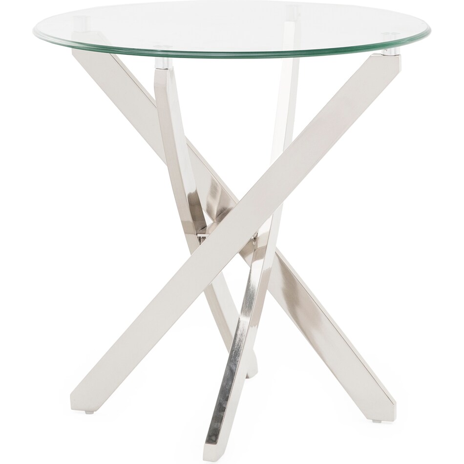 magnussen home furnishing inc grey end table   