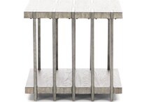 magnussen home furnishing inc grey end table eldr  
