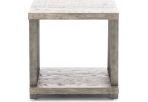 magnussen home furnishing inc grey end table eldr  