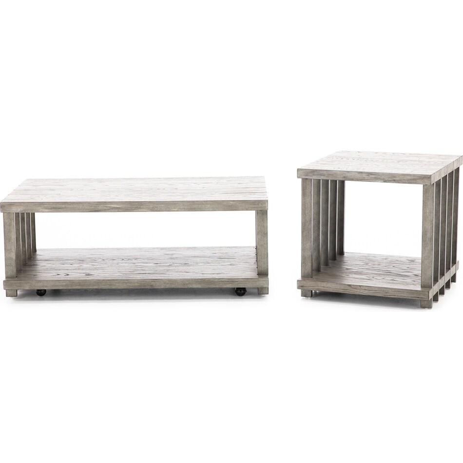 magnussen home furnishing inc grey end table eldr  