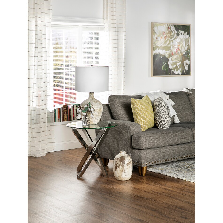 magnussen home furnishing inc grey end table lifestyle image   
