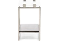 magnussen home furnishing inc white chairside table para  