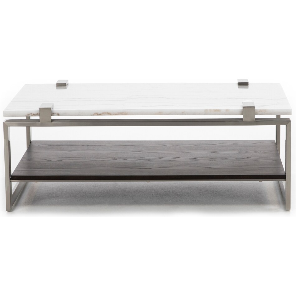 magnussen home furnishing inc white cocktail table para  