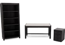 magp black bookcase plm  