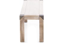 magp brown inch standard seat height bench   