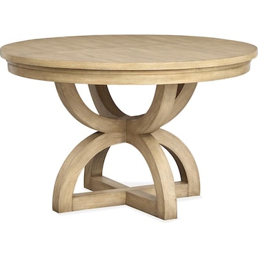 Iris 48-68" Round to Oval Dining Table