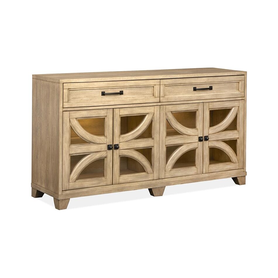 magp brown buffet server sideboard   