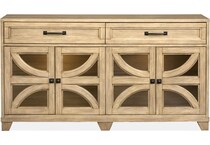 magp brown buffet server sideboard   