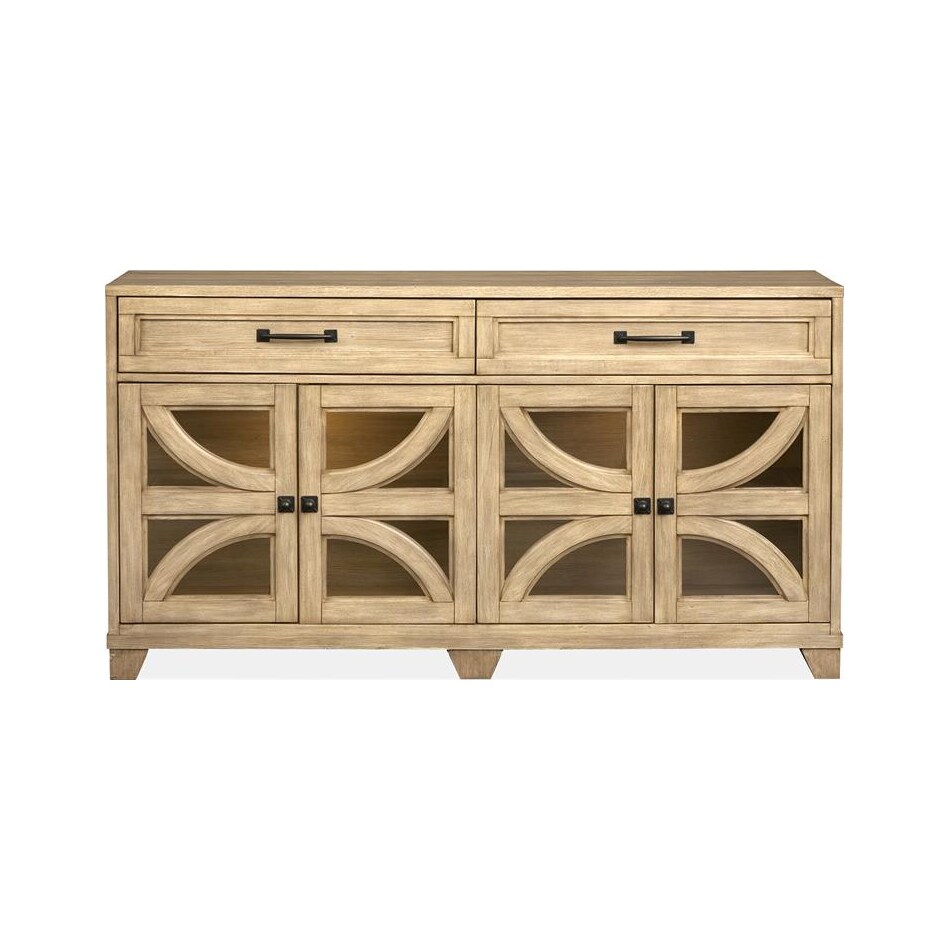 magp brown buffet server sideboard   