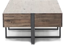magp brown cocktail table   