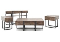 magp brown cocktail table   