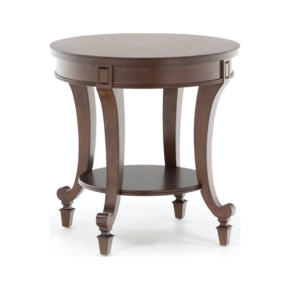 magp brown end table   