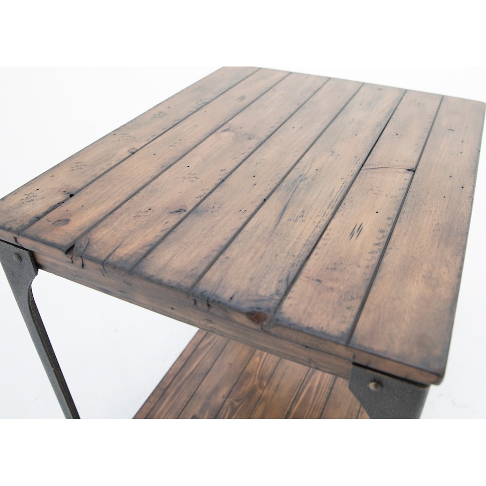 magp brown end table   