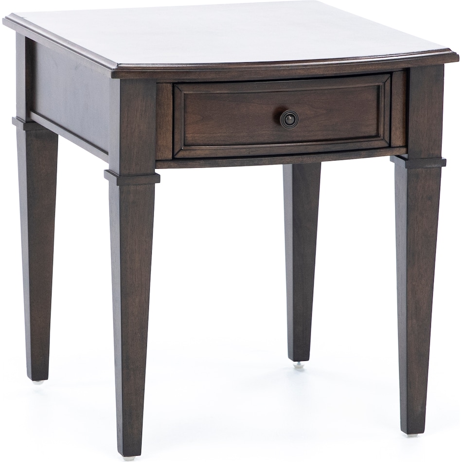 magp brown end table   