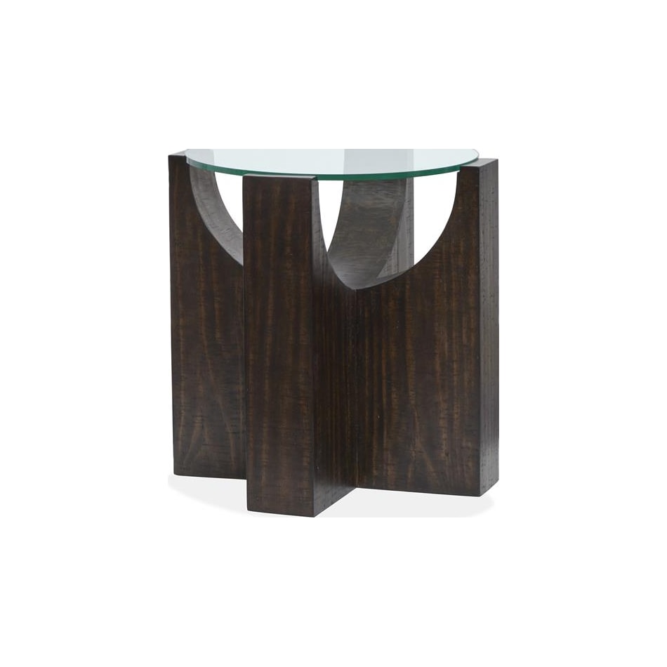magp brown end table bhm  