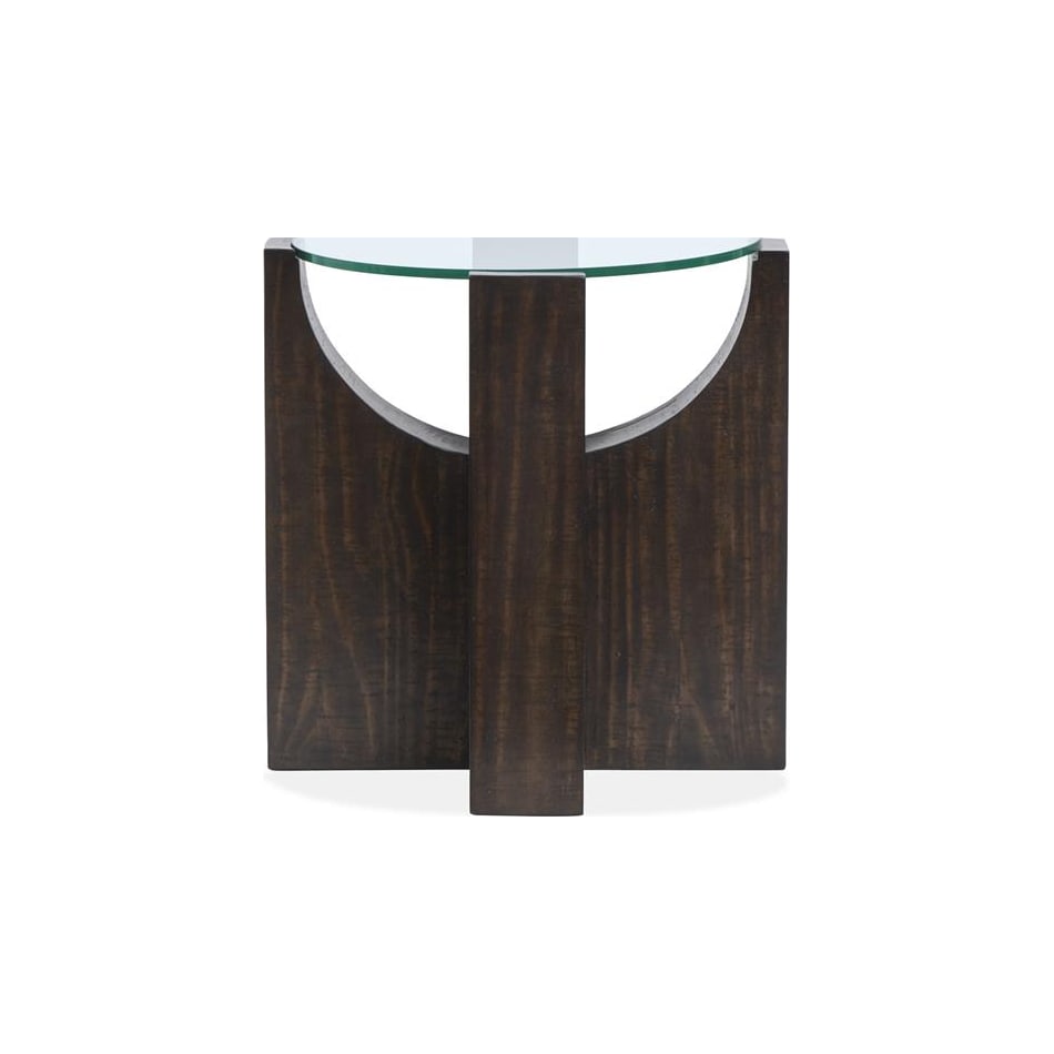 magp brown end table bhm  