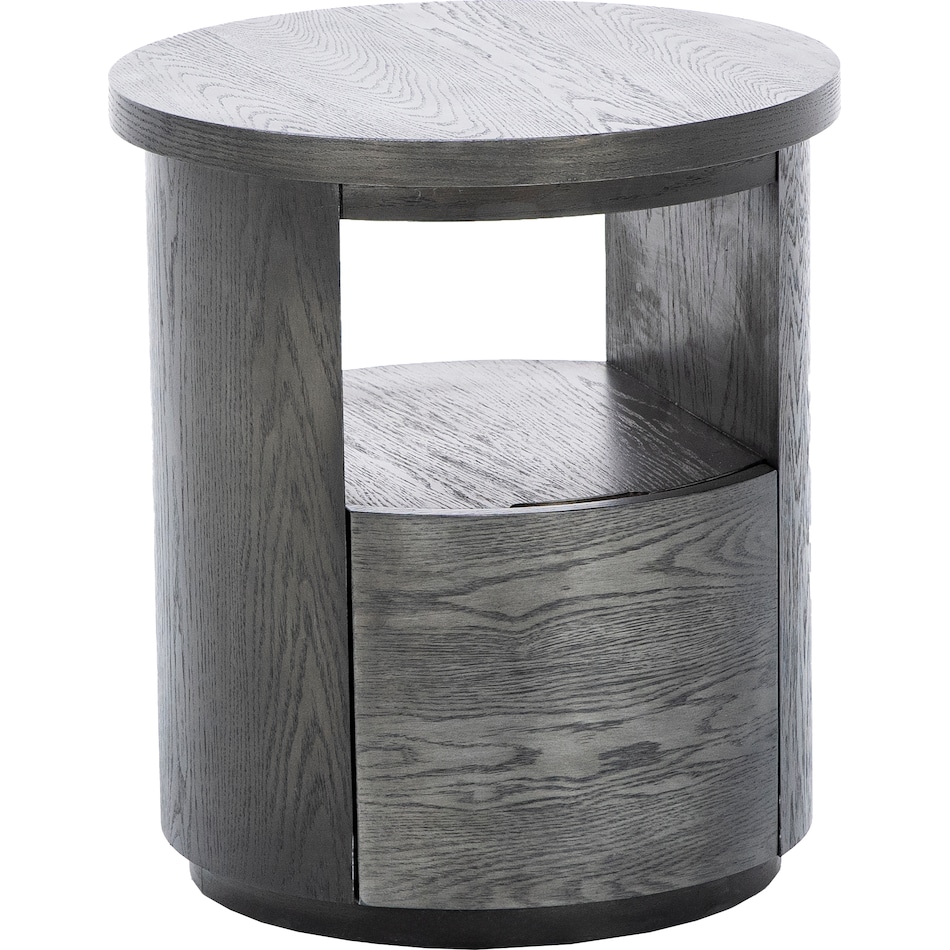 magp brown end table bos  