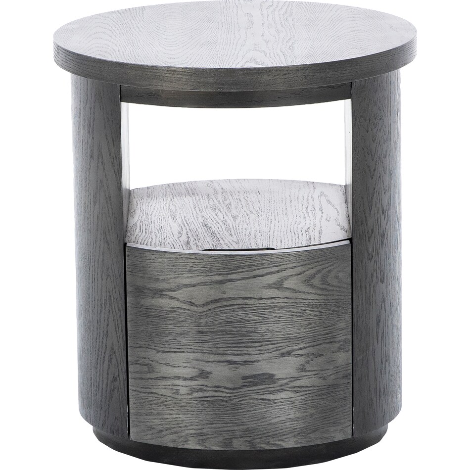 magp brown end table bos  