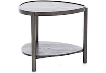 magp brown end table hadl  