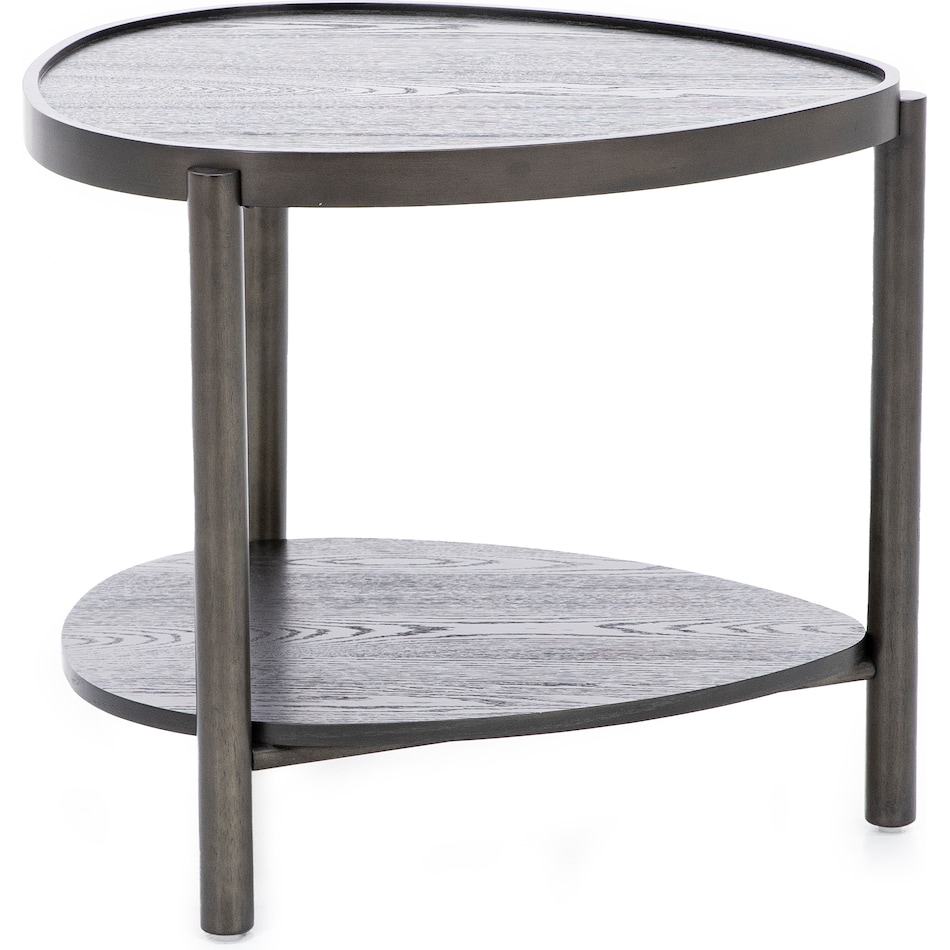 magp brown end table hadl  