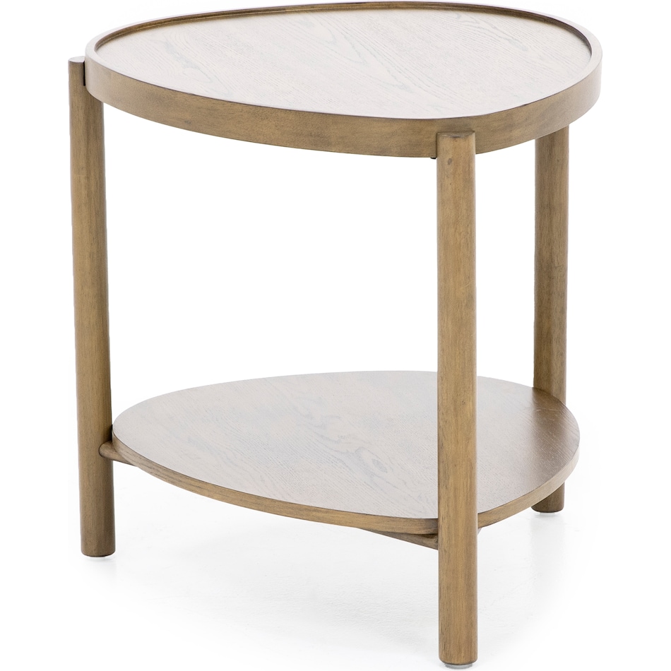 magp brown end table hadl  
