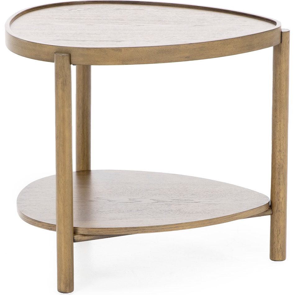 magp brown end table hadl  