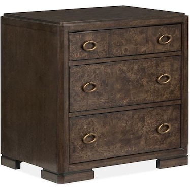 Julian Three Drawer Nightstand