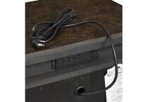 magp brown three drawer   