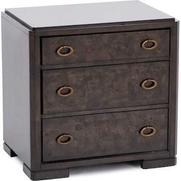 Julian Three Drawer Nightstand