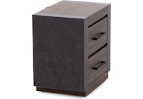 magp brown two drawer   