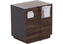 magp brown two drawer   
