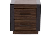 magp brown two drawer   