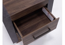 magp brown two drawer   