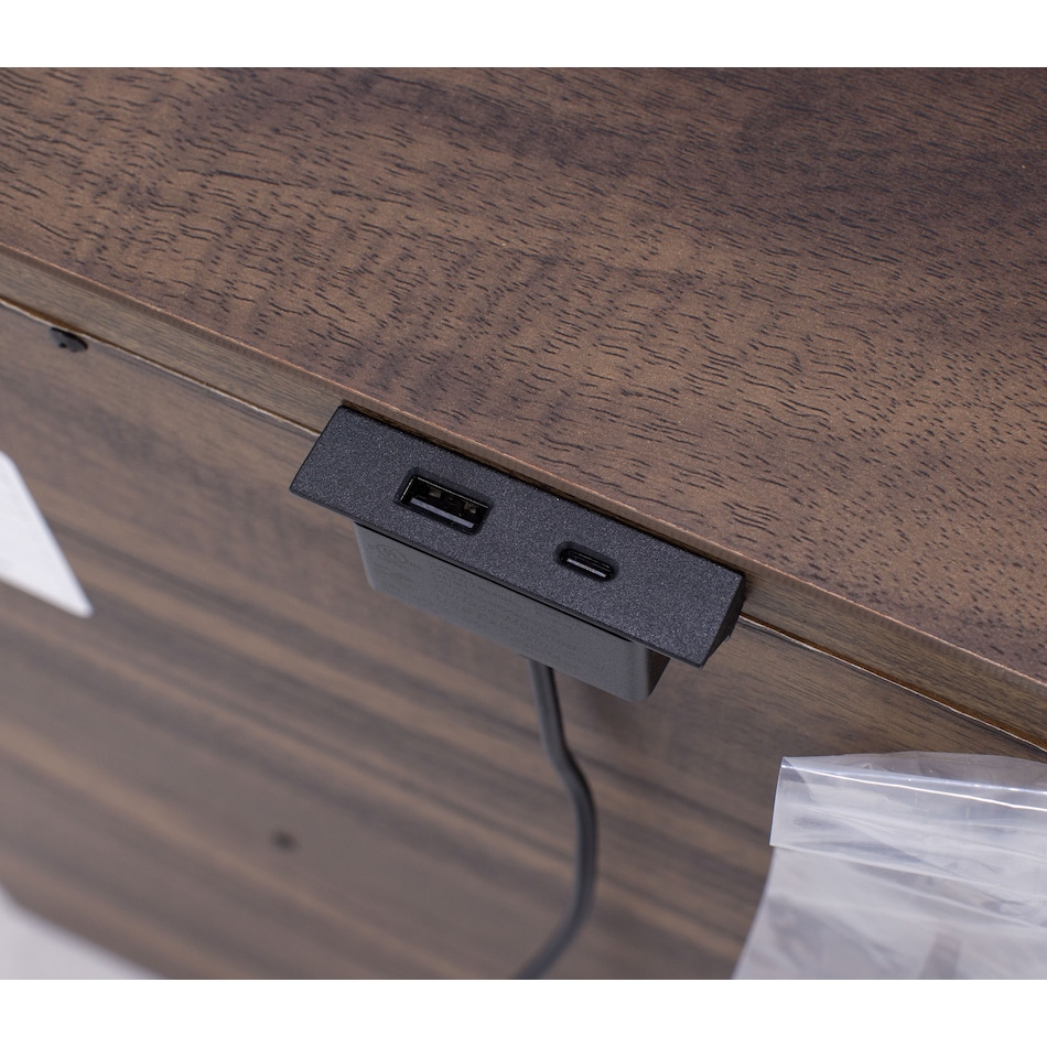 magp brown two drawer   