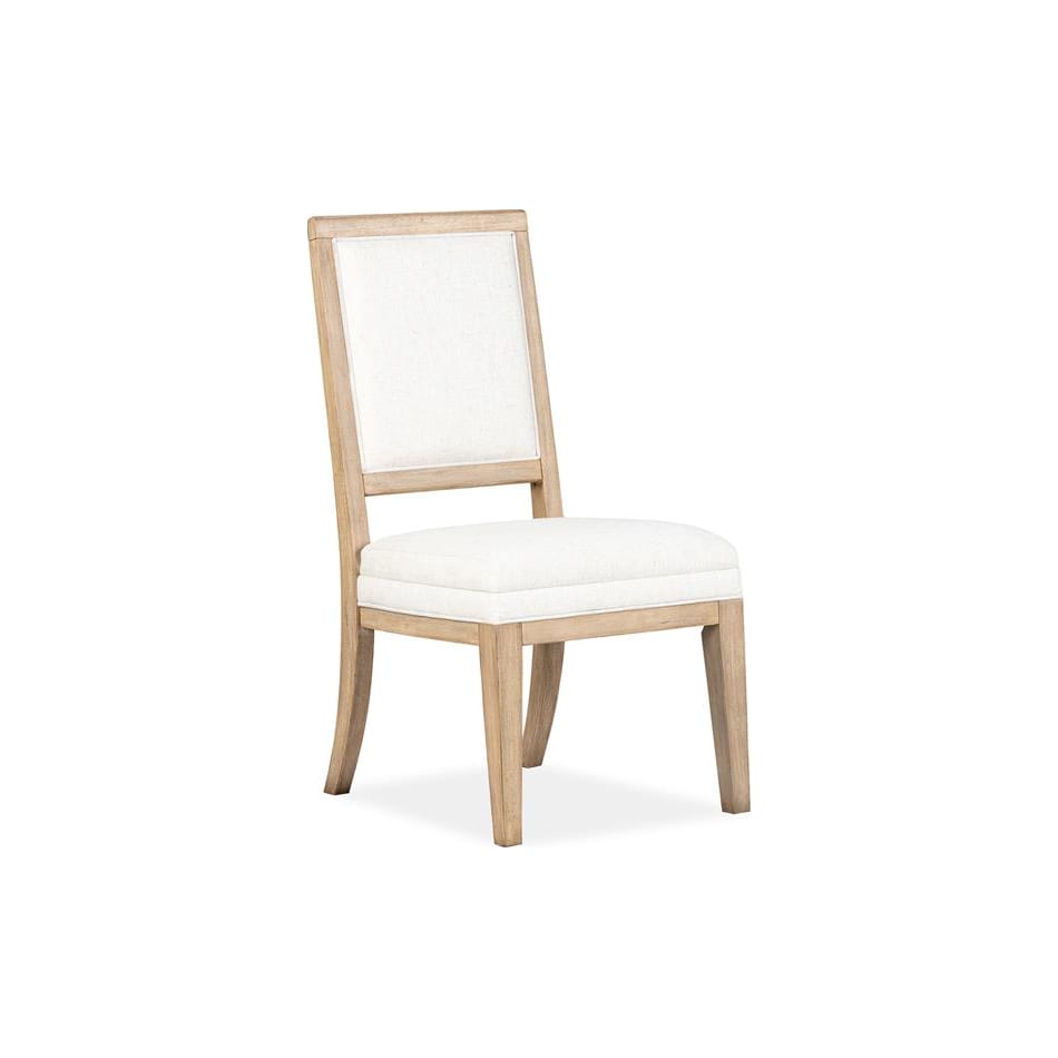 magp honey maple   m natural fabric inch standard seat height side chair   