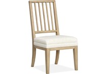 magp honey maple   m natural fabric inch standard seat height side chair   