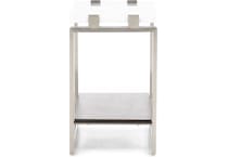 magp white chairside table para  